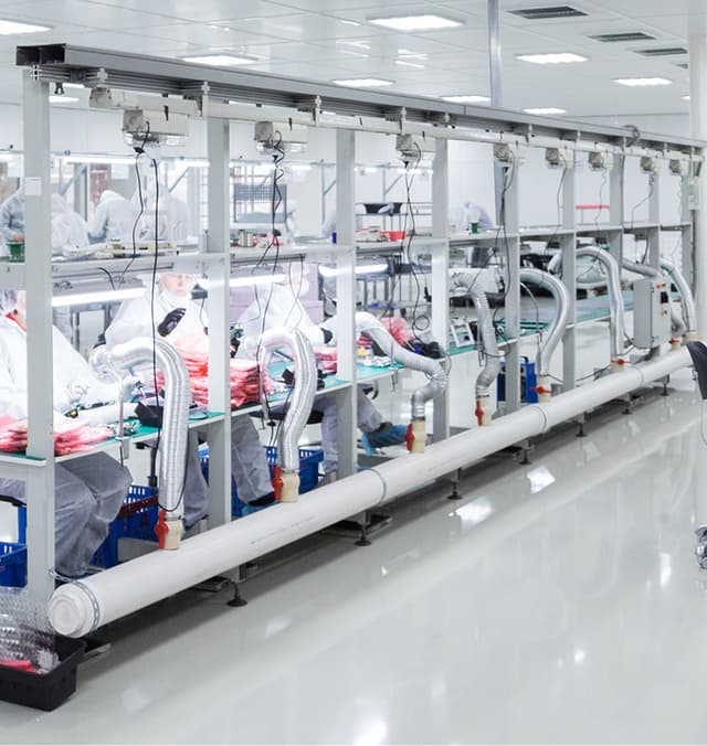 Clean room facilities (Class 8 & 9)